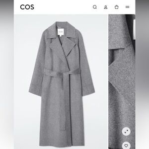 COS belted wool long coat